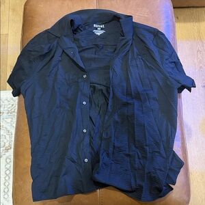 Rhone Men's Navy Button Down Shirt